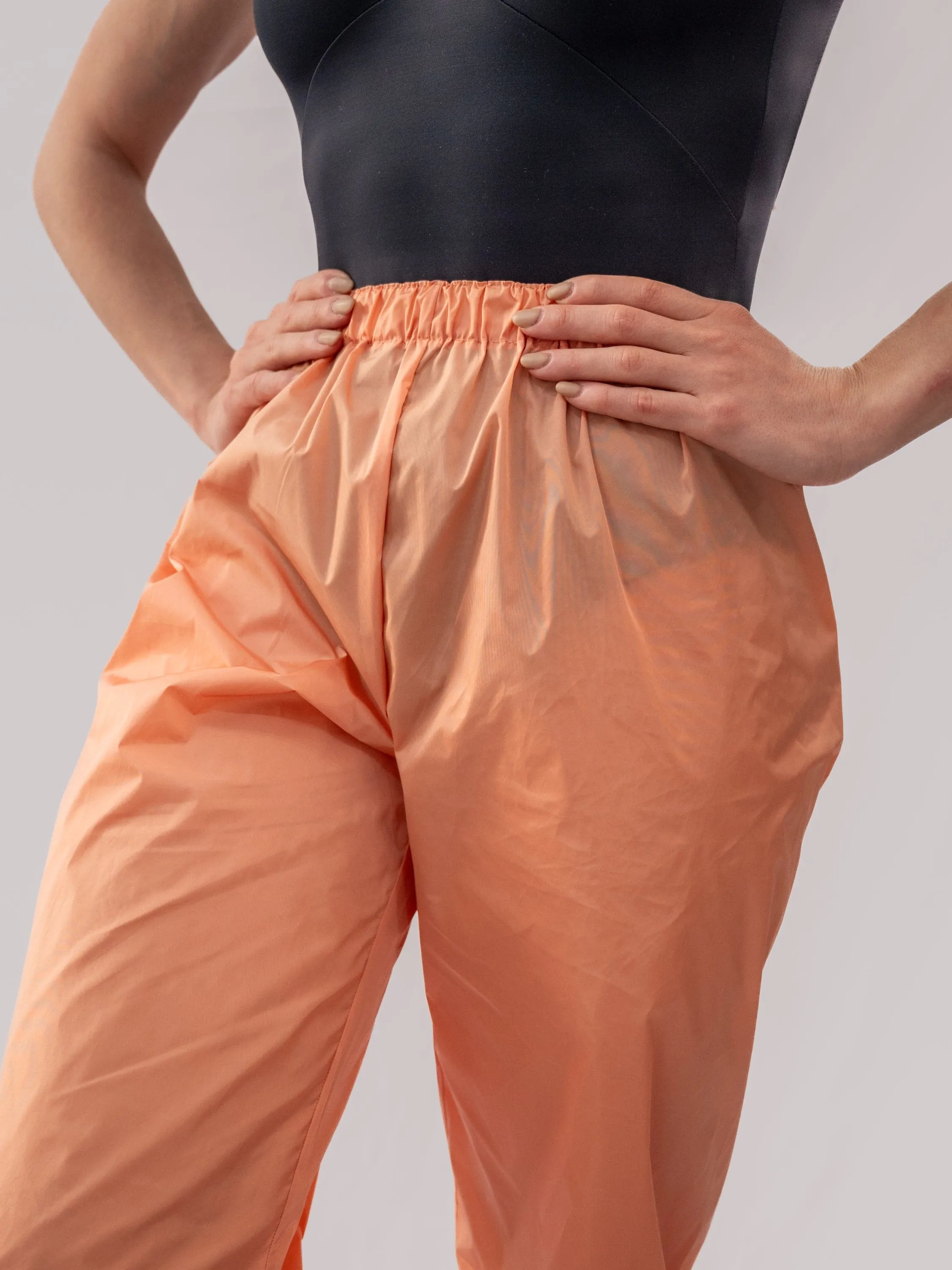 Peach Warm-Up Dance Trash Bag Pants MP5003