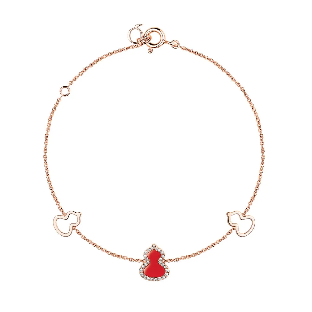 Petite Wulu Bracelet Red Agate