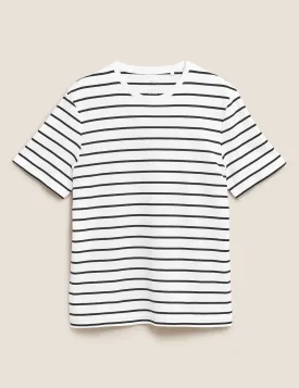 Pure Cotton Striped T-Shirt