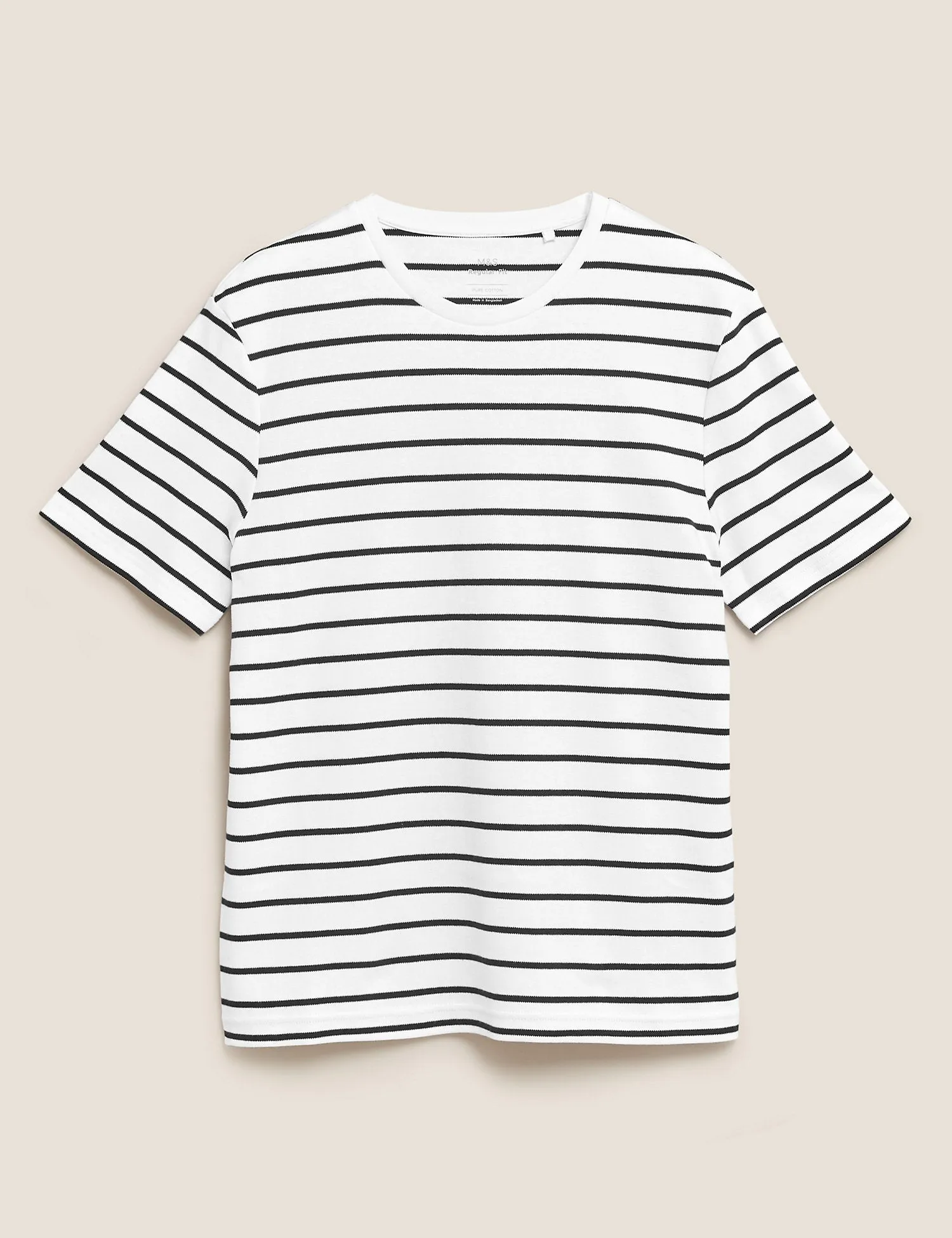 Pure Cotton Striped T-Shirt