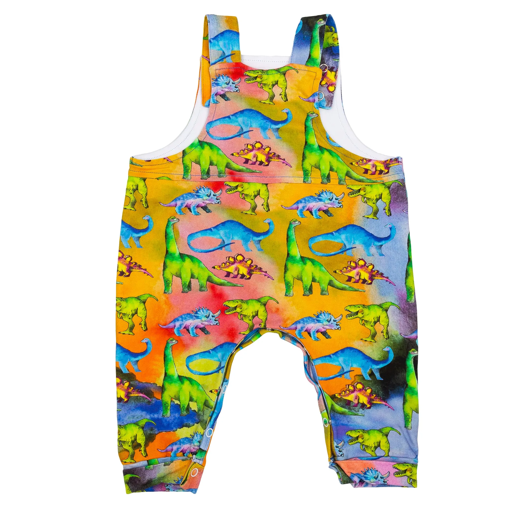 Rainbow-saurus Long Leg Overalls