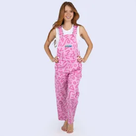 Raspberry Zap Overalls