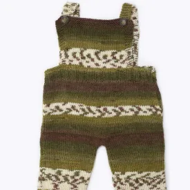 Red Heart Comfy Knit Baby Overalls