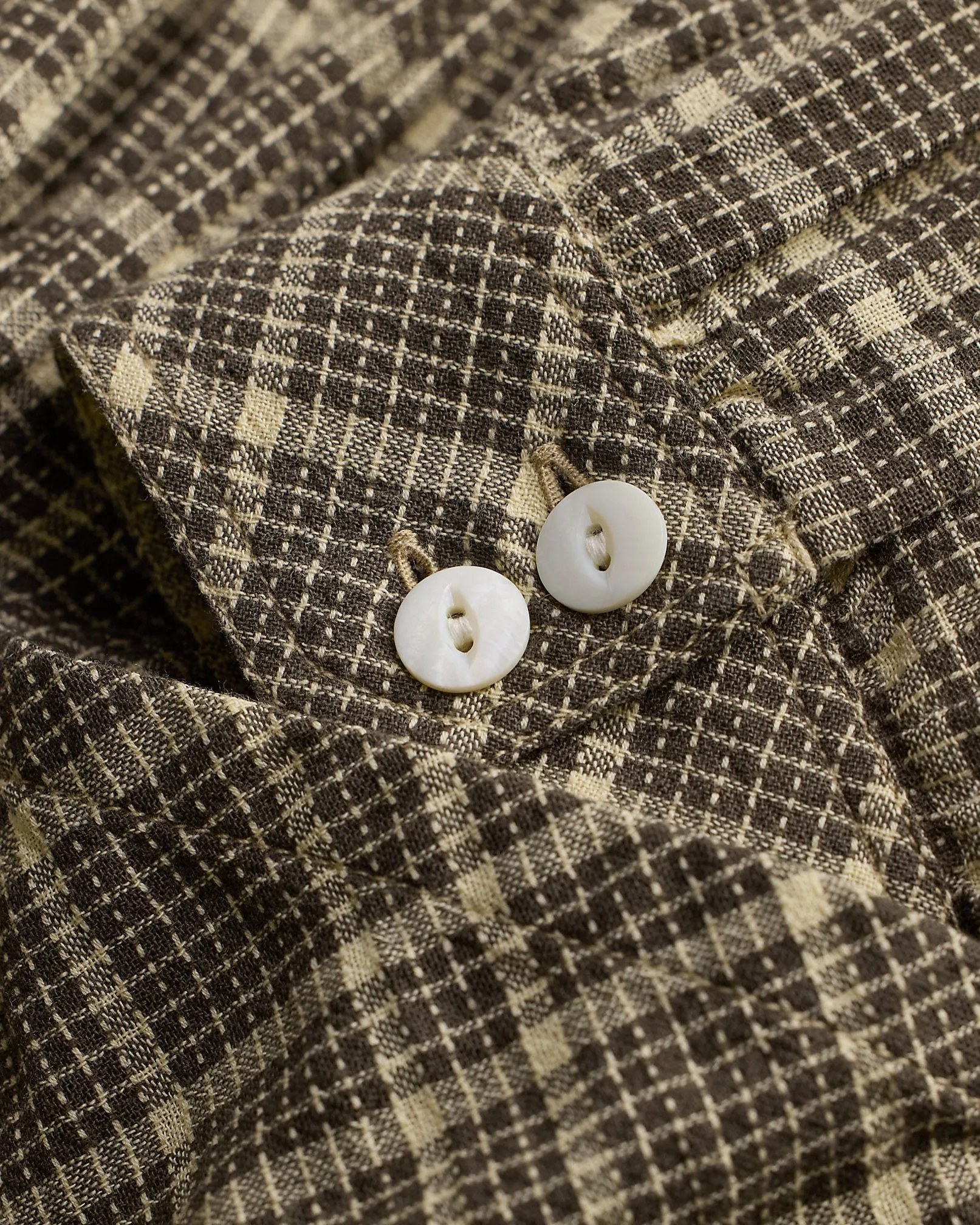 RRL Checked Cotton Dobby Dress