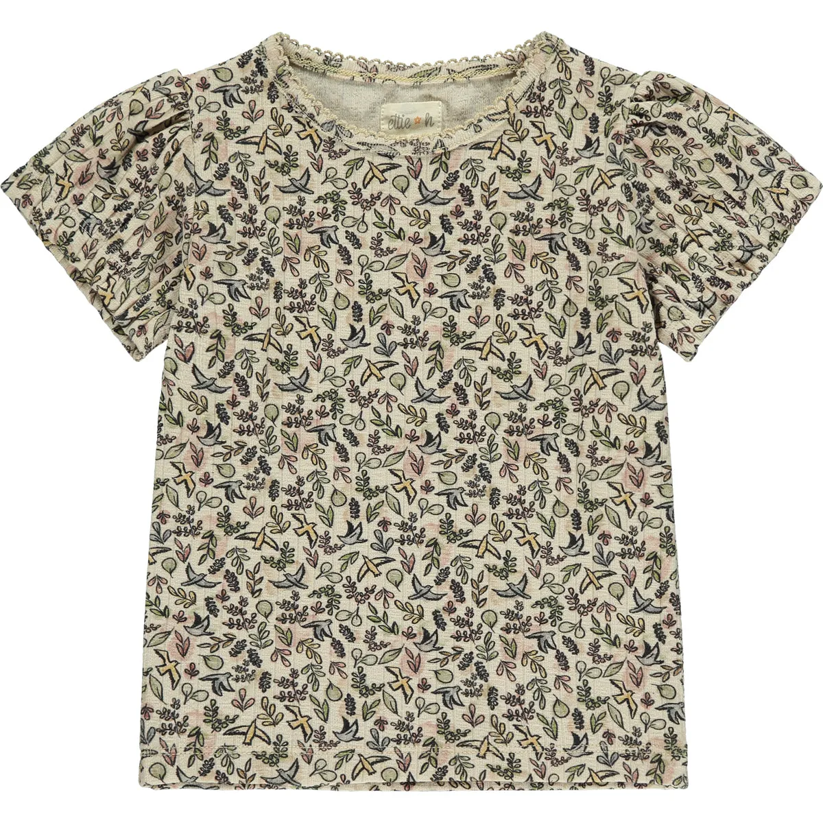 Sadie Tee in Sand Birds