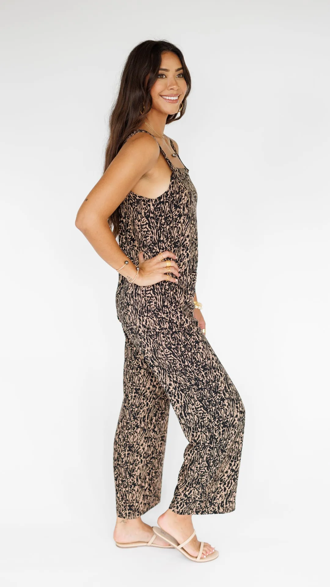 Safari Jumpsuit / Woodsy Black