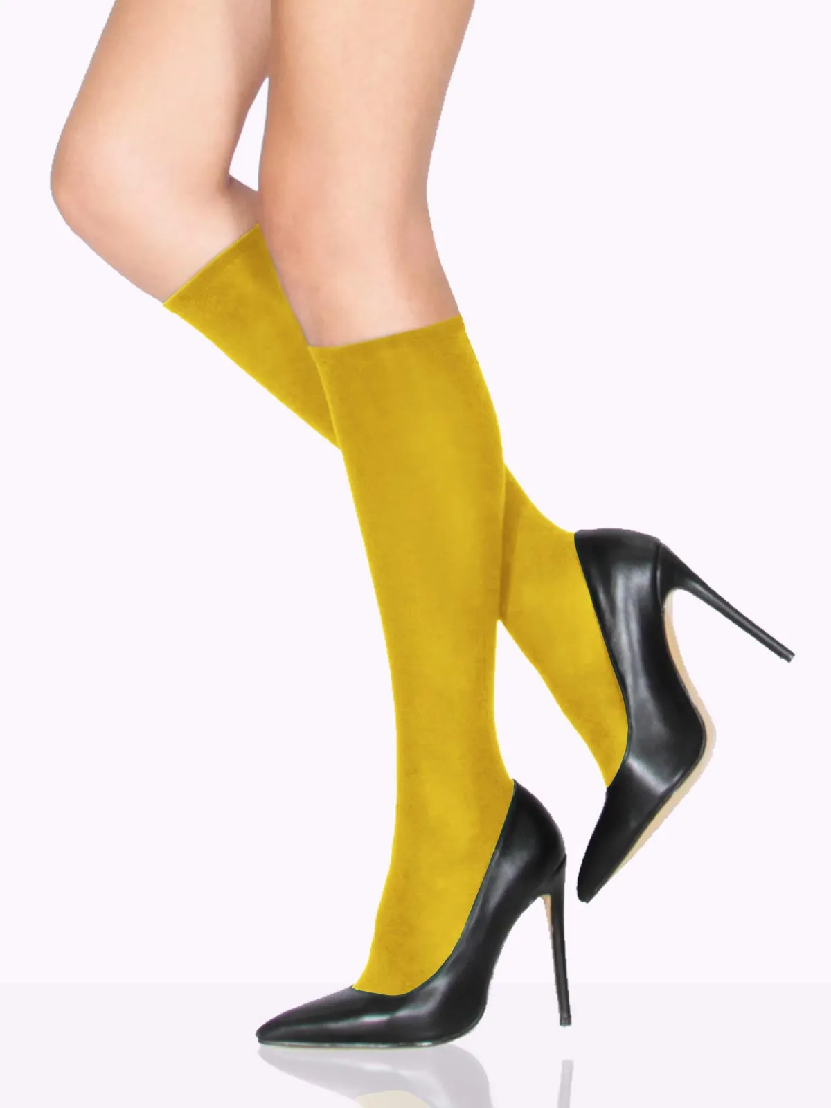 SILVIA Opaque Knee Highs
