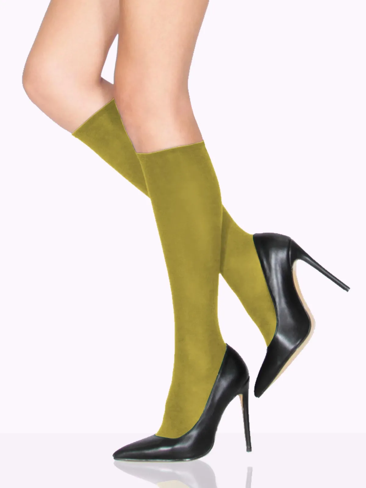 SILVIA Opaque Knee Highs