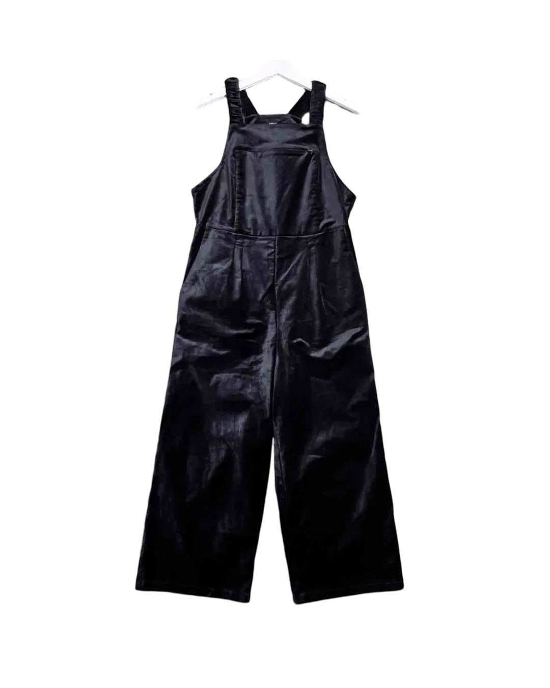 Size 12 - Kuwaii Black Velour Overalls