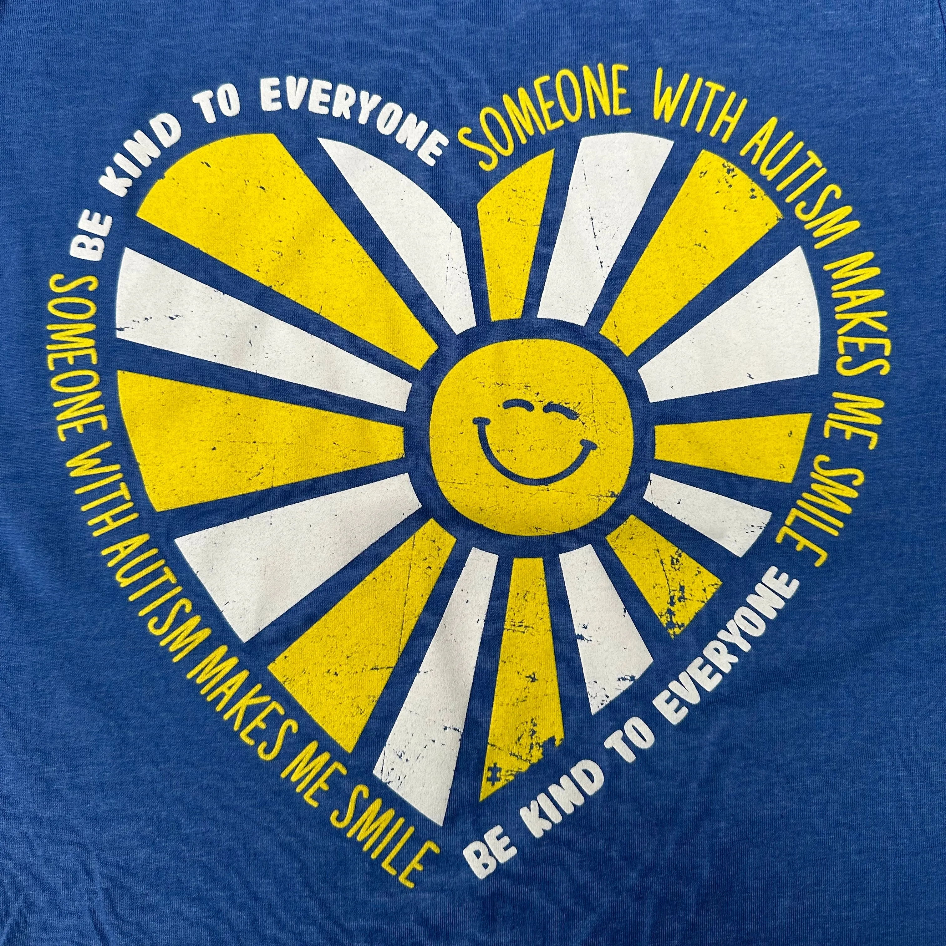 Someone with Autism Makes Me Smile Short-Sleeved Tee
