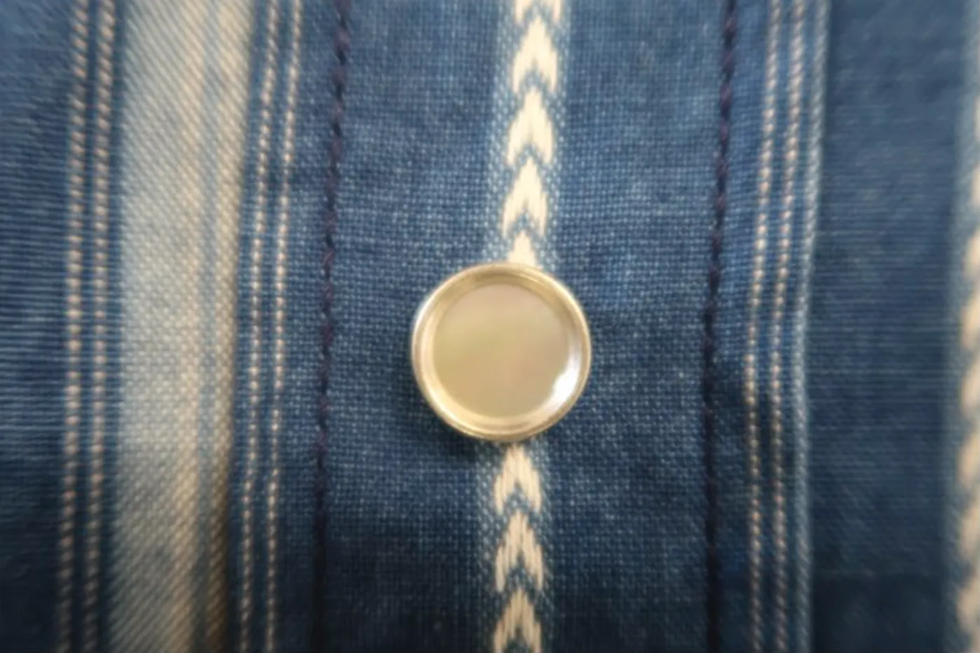 Sugar Cane, Western Shirt Denim, Blue, SC29246