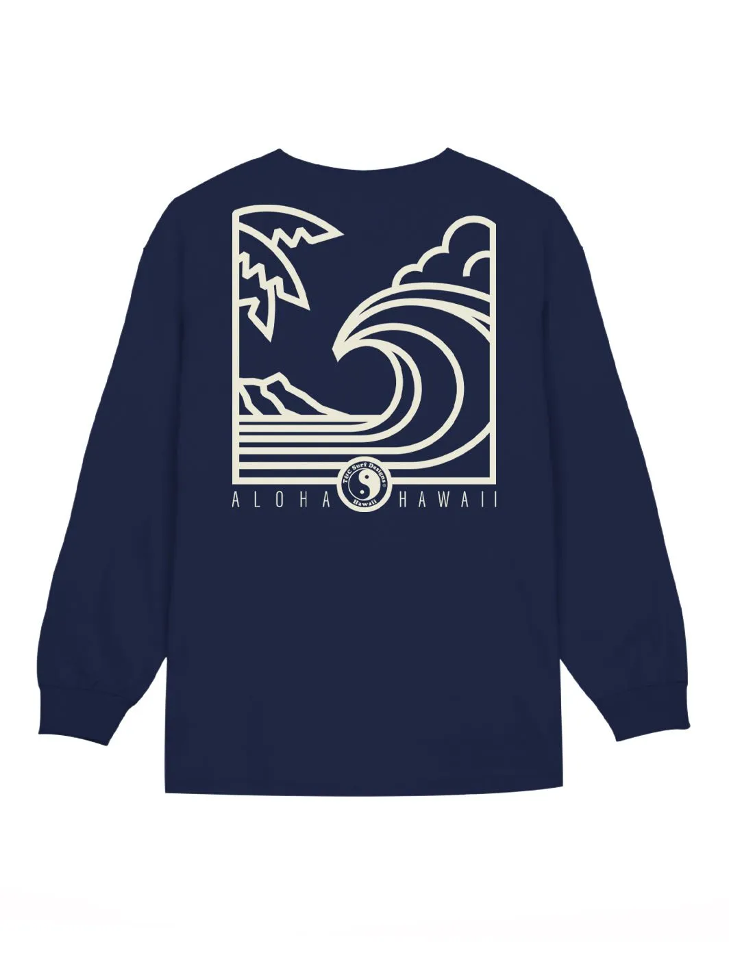 T&C Surf Aloha Graphic Wave Long Sleeve