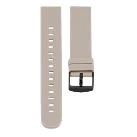 Taupe OOZOO rubber strap with black clasp
