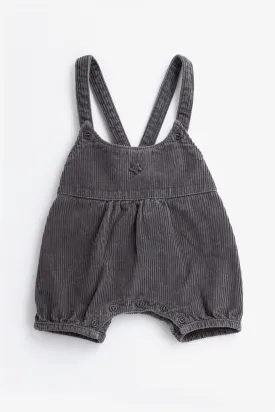 Tocoto Vintage Grey Corduroy Overalls (Size 6M left)
