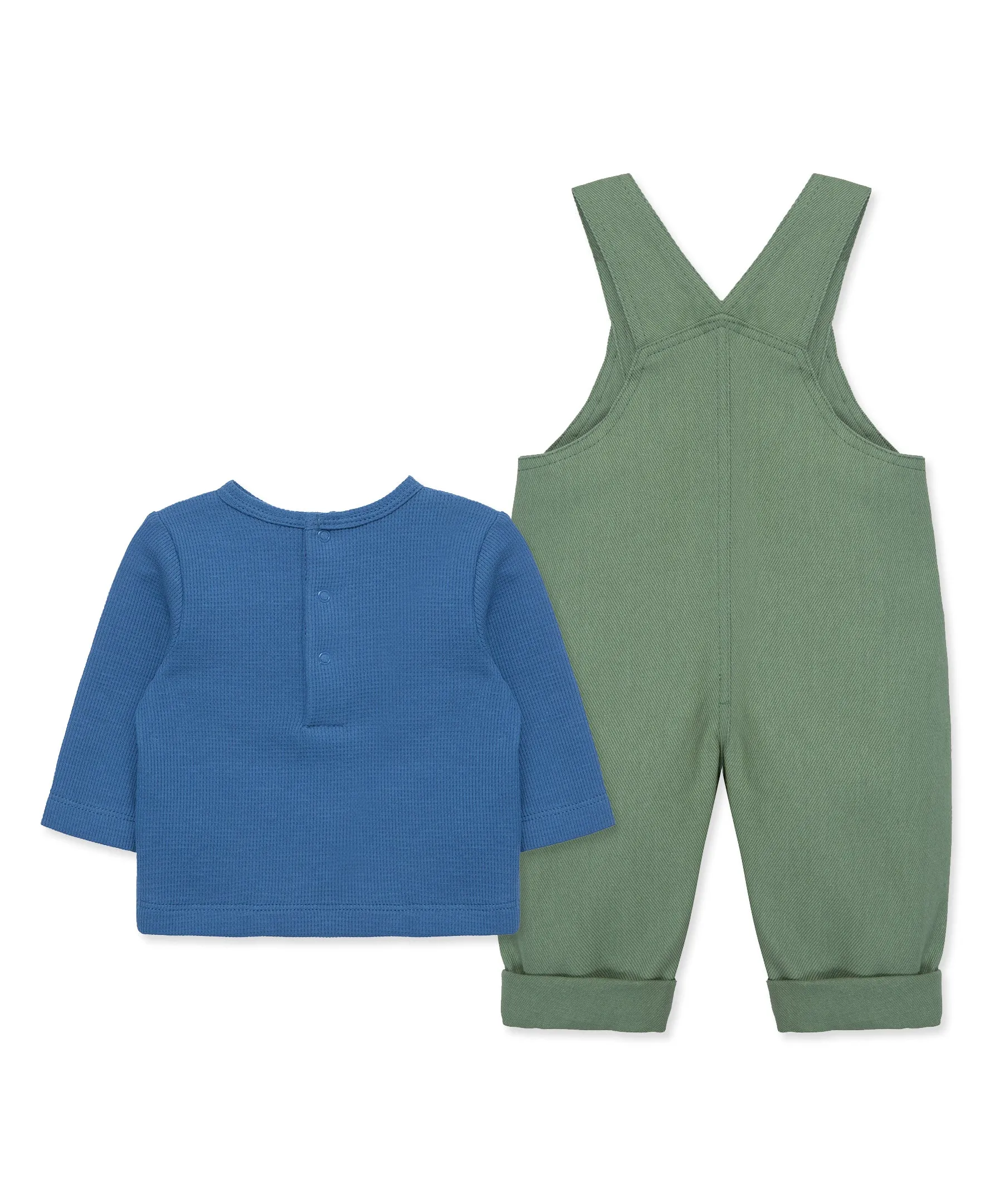 Tractors Woven Overall Set (12M-24M)