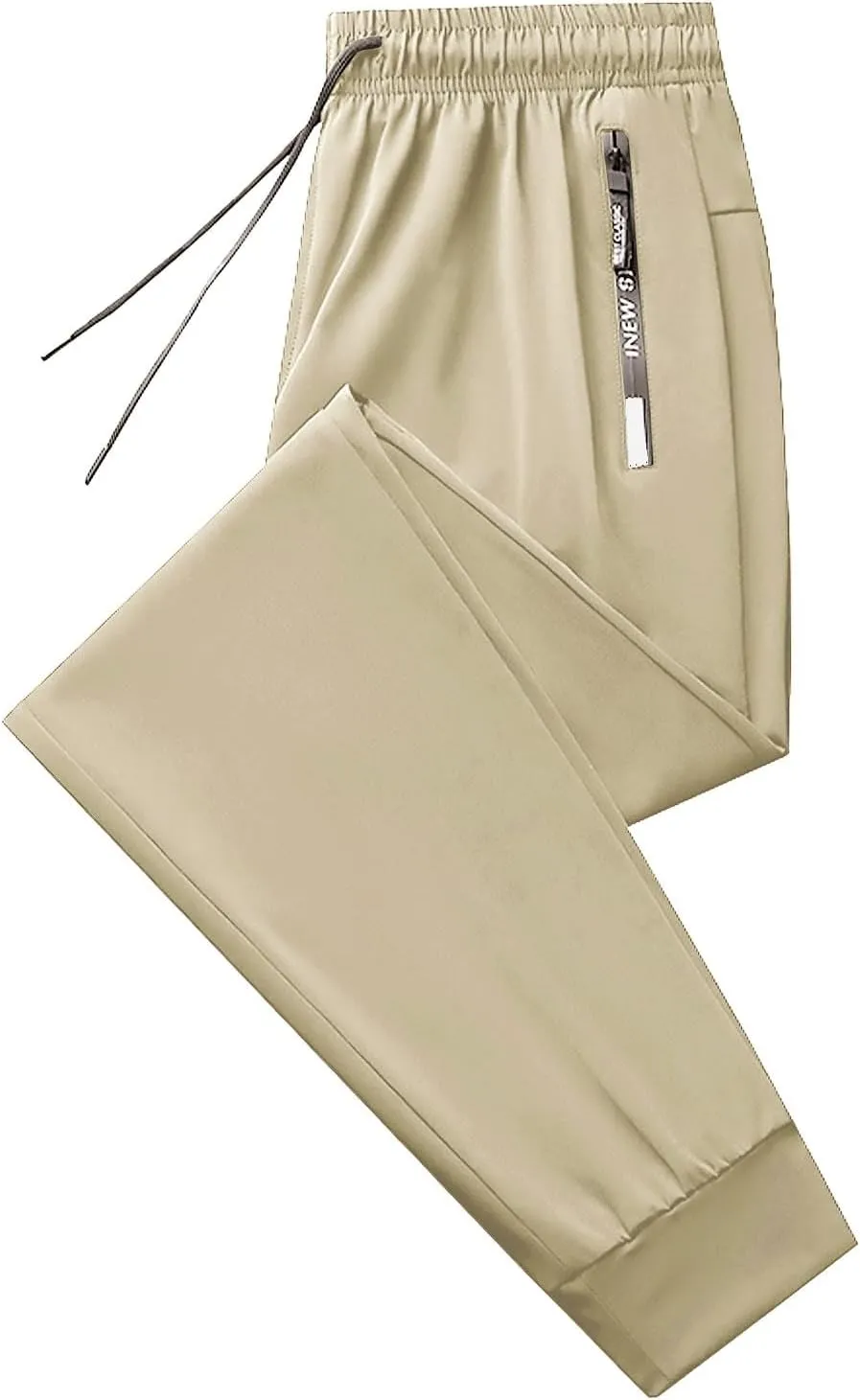 Ultra-Stretch Beeswan Pants for Women Breathable Quick-Dry Elastic Waist Trousers with Pockets for Casual & Active