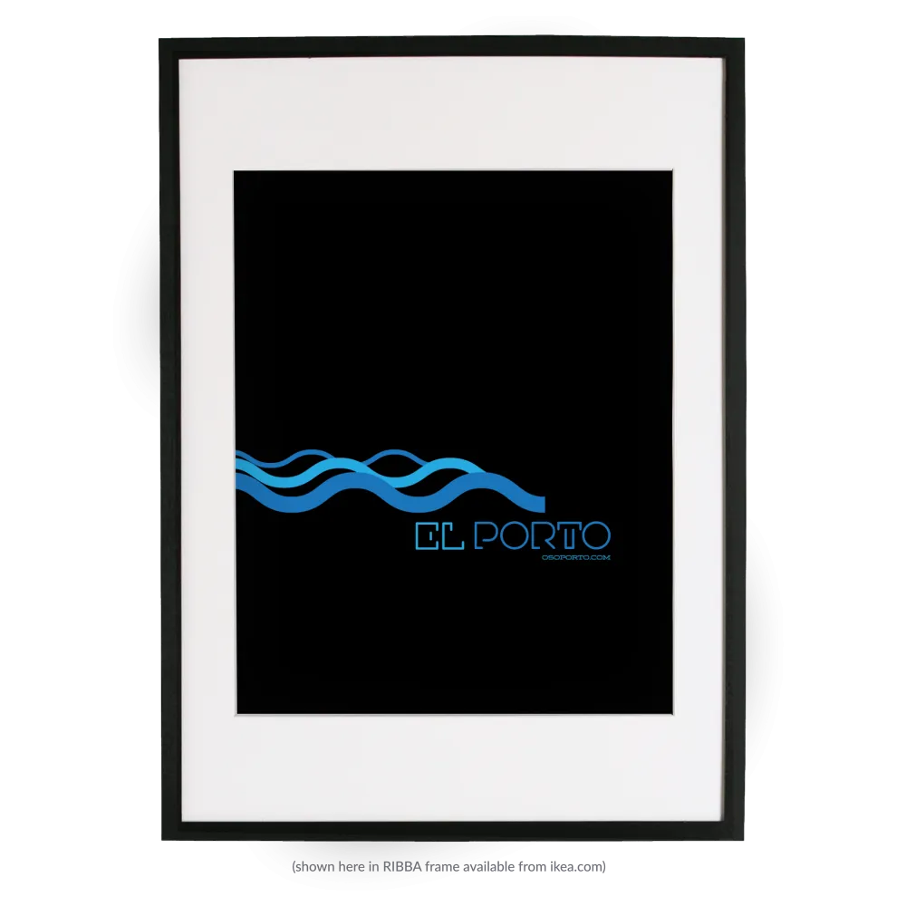 Wavelength art poster