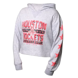 Women's Houston Rockets UNK Cut Short Crop Hoodie