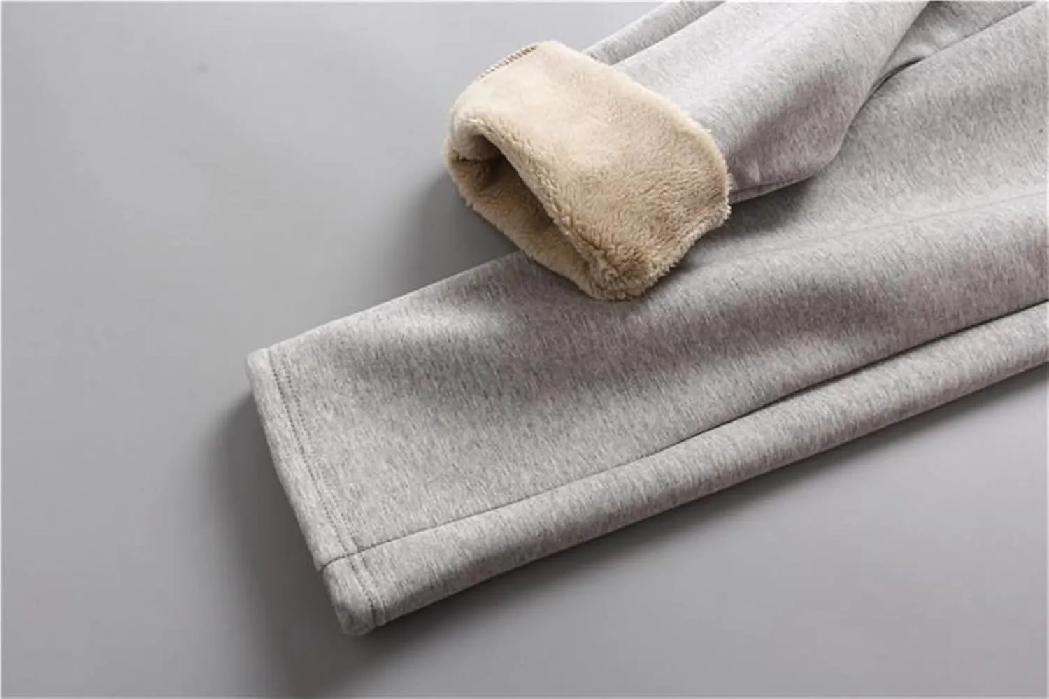 Women's Sherpa Lined Sweatpants, Winter Sherpa Lined, Warm Lounge Pant Athletic Joggers with Pockets